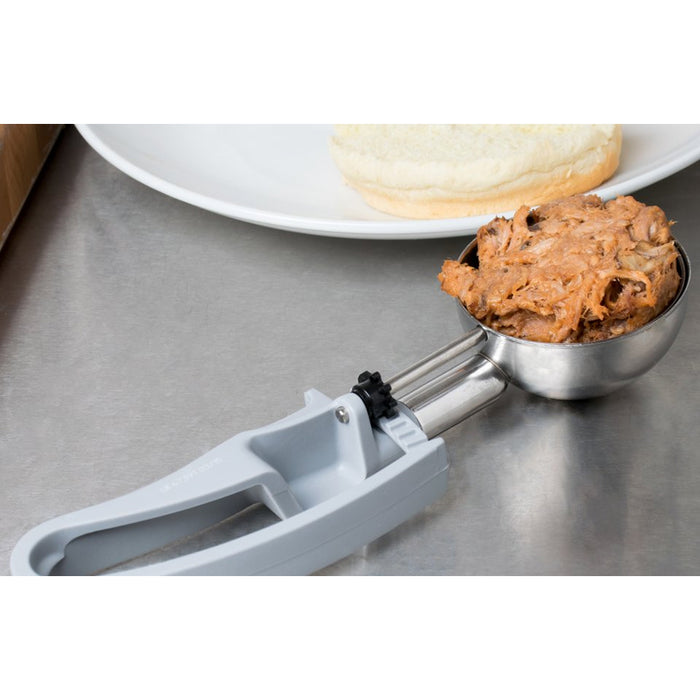 Vollrath 47391 3.7 Oz. Jacob's Pride #8 Gray Squeeze Disher