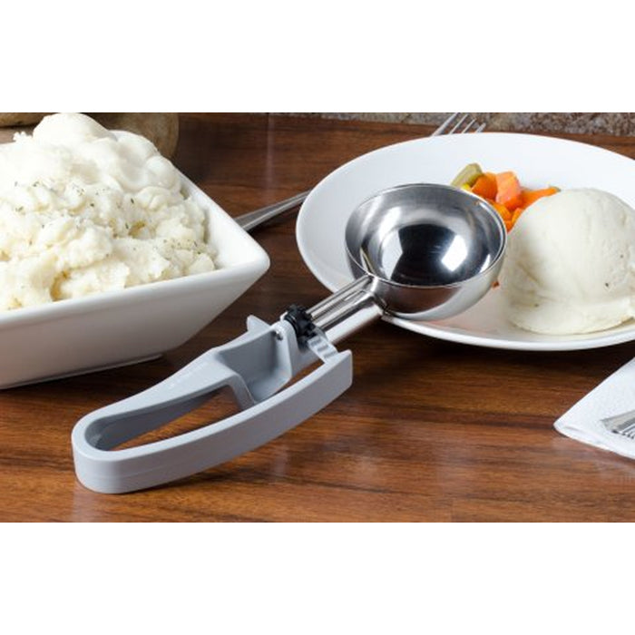 Vollrath 47391 3.7 Oz. Jacob's Pride #8 Gray Squeeze Disher