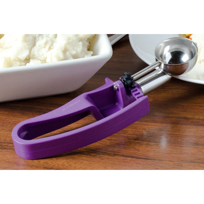 Vollrath 47400 0.72 Oz. Jacob's Pride #40 Orchid Purple Squeeze Disher