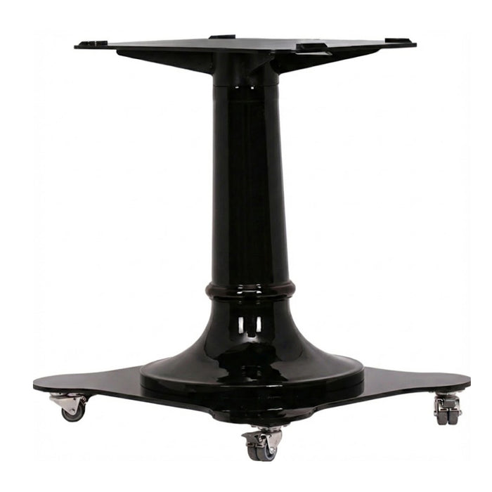 Nella Black Pedestal Stand with wheels for 12" Volano Meat Slicers (250VO and 300VO) - 45984