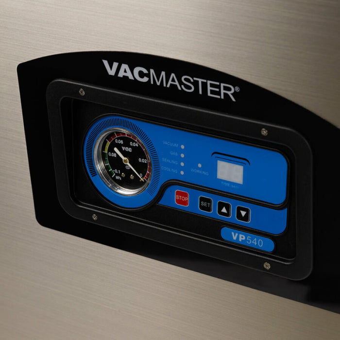 VacMaster VP540 High Volume Commercial Chamber Vacuum Sealer with Two 20” Seal Bars with Double Seal Wire