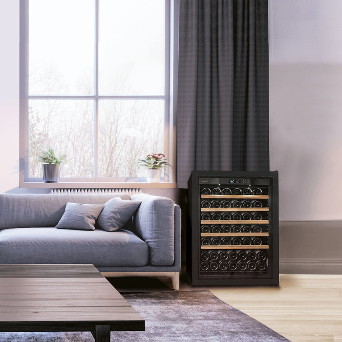 EuroCave V-PRE2-S PV 27" La Premiere Single Zone Glass Wine Cabinet - 74 Bottles