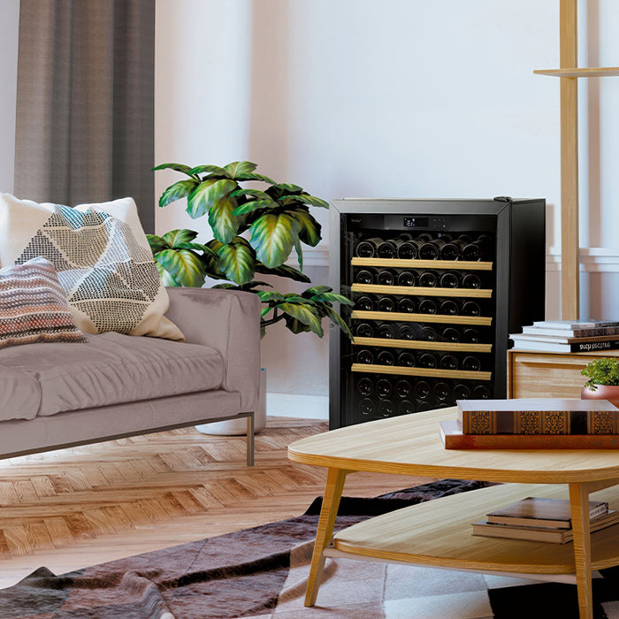 EuroCave V-PRE2-S PV 27" La Premiere Single Zone Glass Wine Cabinet - 74 Bottles