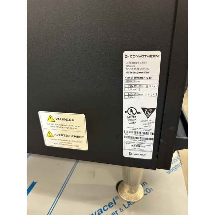 (SHOWROOM MODEL) Convotherm OES-6-10-Mini Combi Black Oven Model - 208/240V, 3 Phase