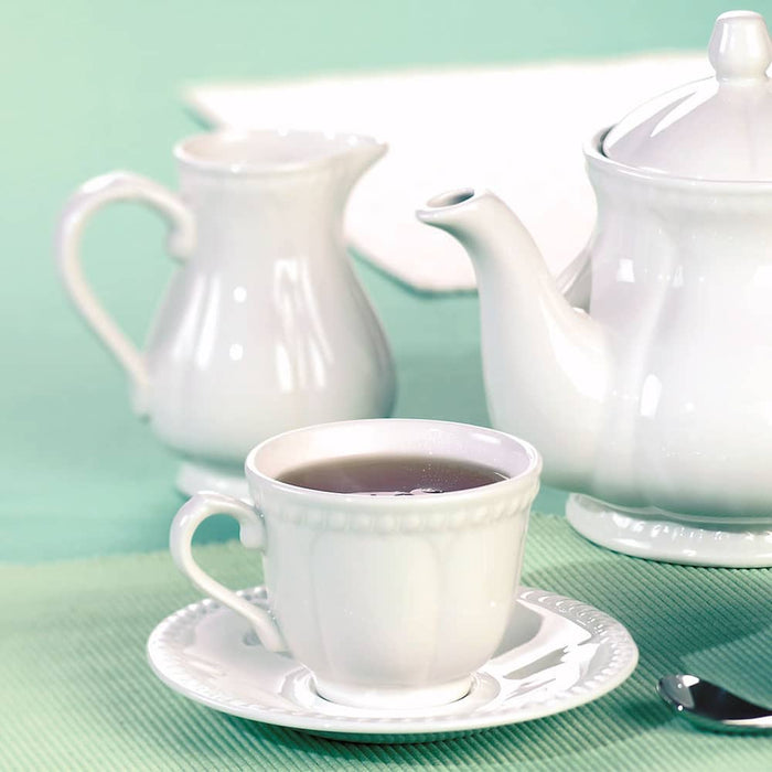 Churchill 5 Oz. Super Vitrified Buckingham Creamer - 4/Case - W BJ251