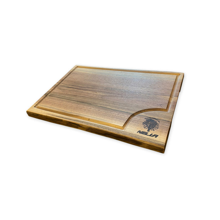 Nella 10” x 18" Handcrafted Walnut Charcuterie / Steak Board