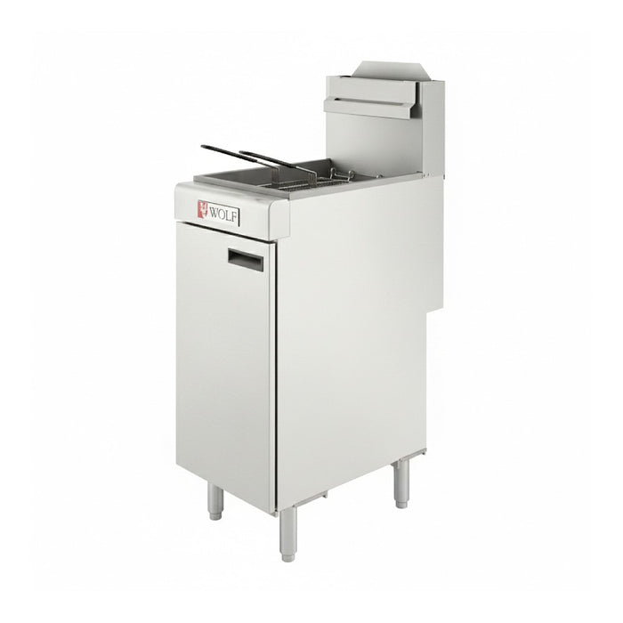 Wolf WF300 35-40 Lb. Gas Floor Commercial Deep Fryer - 90,000 BTU