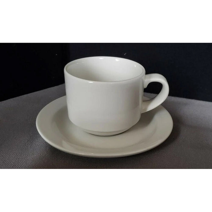 Churchill 4.65" Super Vitrified Latte Saucer Plate - 24/Case - WH ESS1