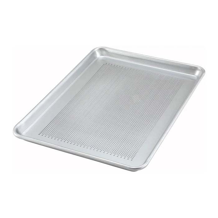 Winco ALXP-1318P 13" x 18" Half Size Perforated Aluminum Sheet Pan