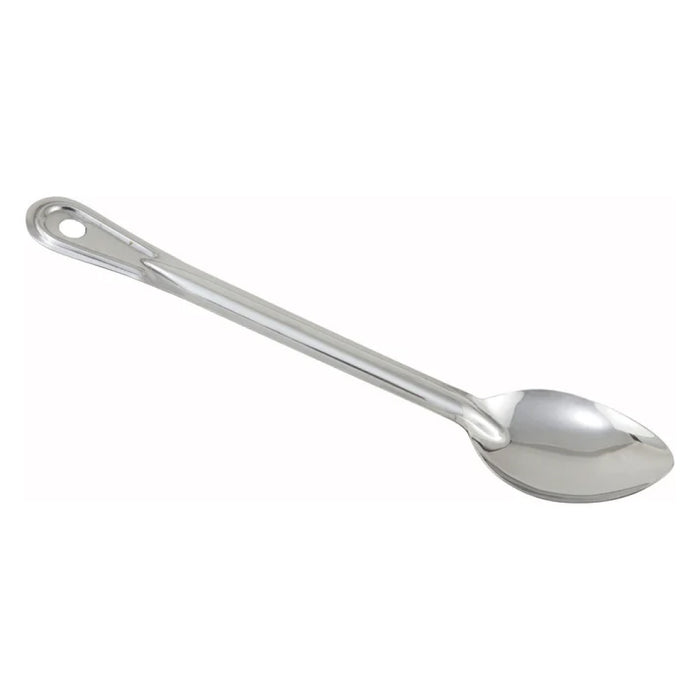 Winco BSOT-15 15" Stainless Steel Solid Basting Spoon