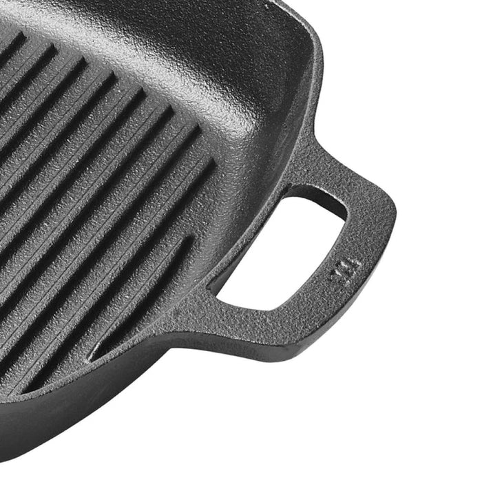 Winco CAGP-10S 10.5" Square FireIron Cast Iron Grill Pan