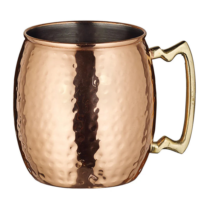 Winco CMM-20H 20 Oz. Hammered Moscow Mule Mug