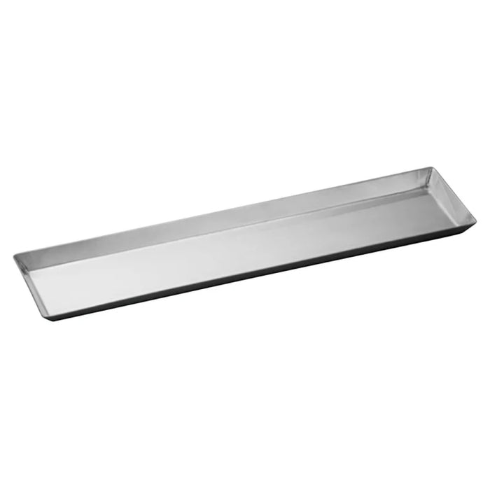 Winco DDSI-101S 14" x 3.5" Stainless Steel Long Serving Tray