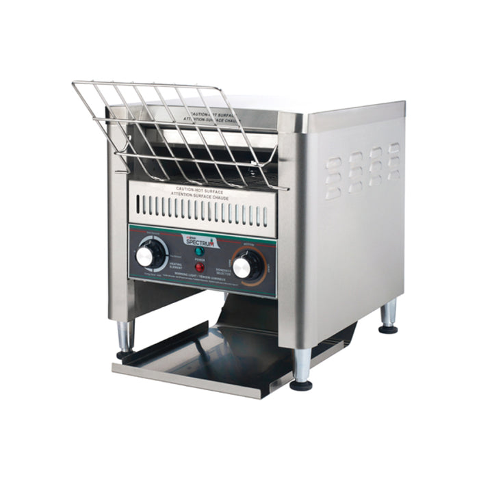 Winco ECT-300 Spectrum Electric Countertop Conveyor Toaster with 2.5" Opening - 300 Slices per Hour, 120V