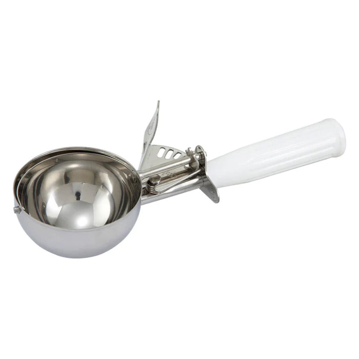 Winco ICD-6 4.6 Oz. Stainless Steel Ice Cream Scoop with Plastic Handle