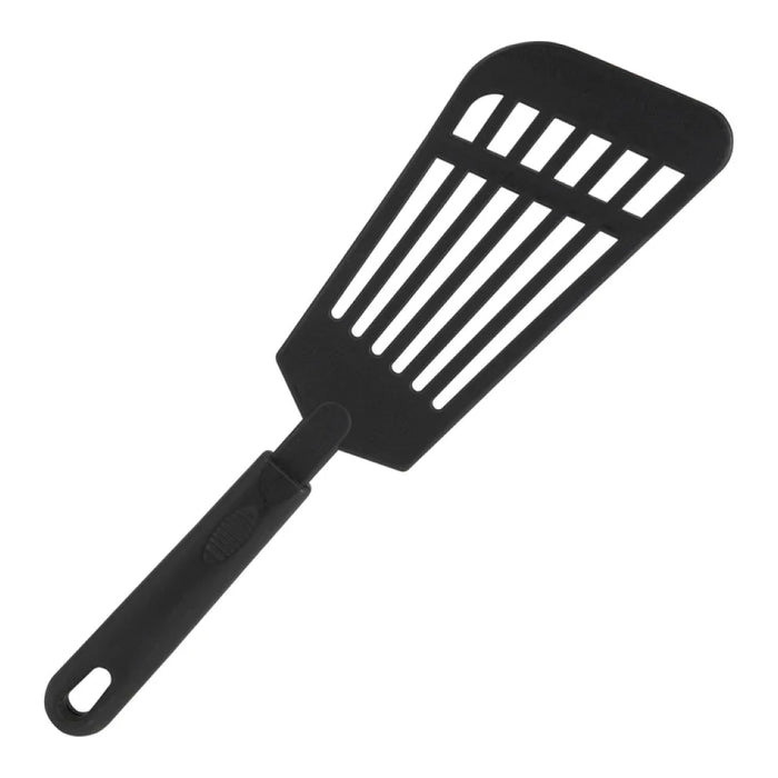 Winco NC-RS 12" Nylon Black Fish Spatula