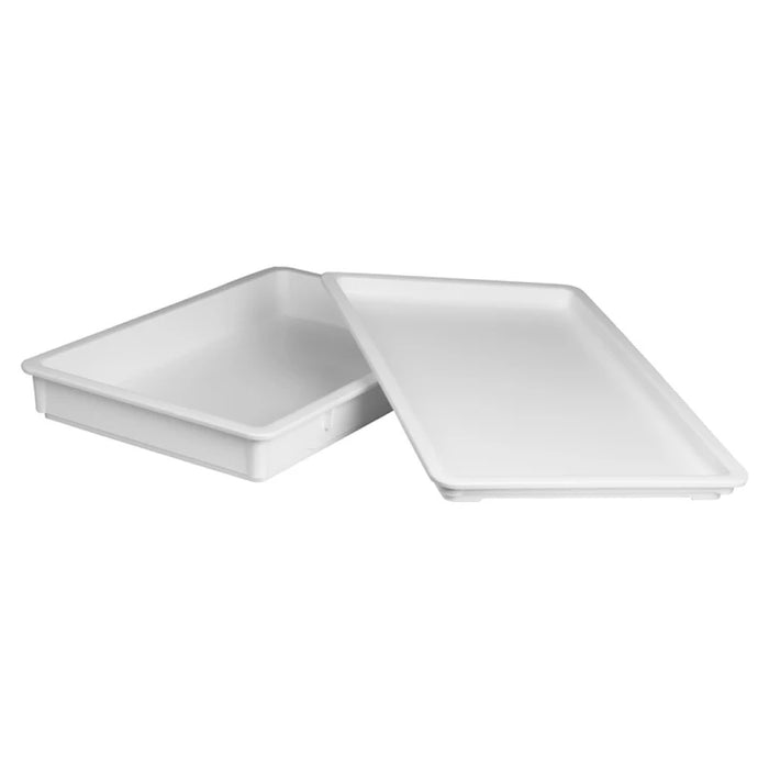 Winco 25.6″ X 18″ X 1.6″ Polypropylene Pizza Dough Box Cover - PL-36NC