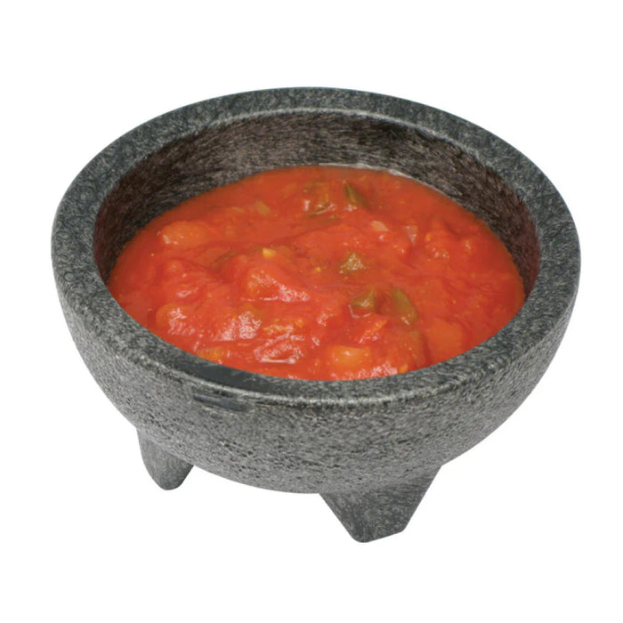 Winco PMSB-10 10 Oz. Molcajete Salsa Bowl