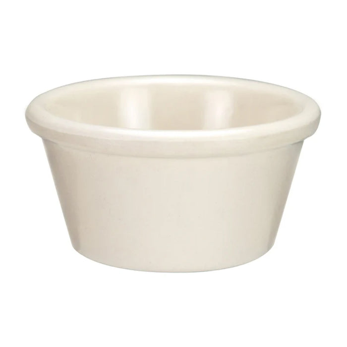 Winco RP-2B 2 Oz Plain Bone Melamine Ramekin