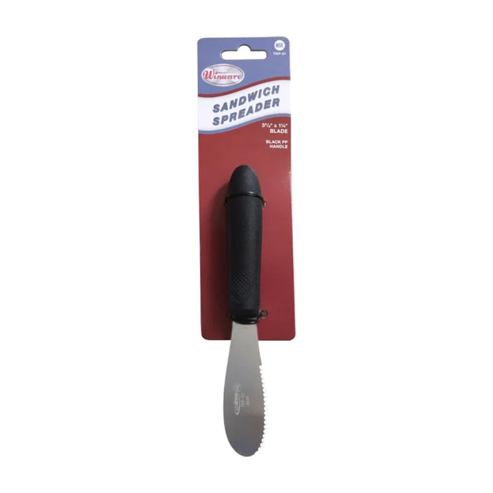 Winco TKP-31 3.6" x 1.25" Stainless Steel Blade Sandwich Spreader