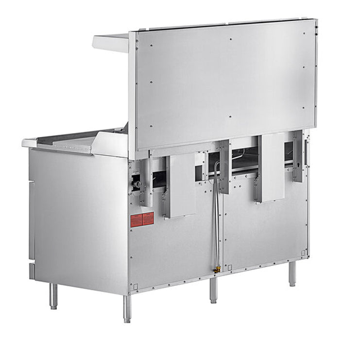 Wolf WX60F-6B24GP 60" Commercial Propane Range with 24" Right Side Griddle and 2 Standard Ovens - 258,000 BTU