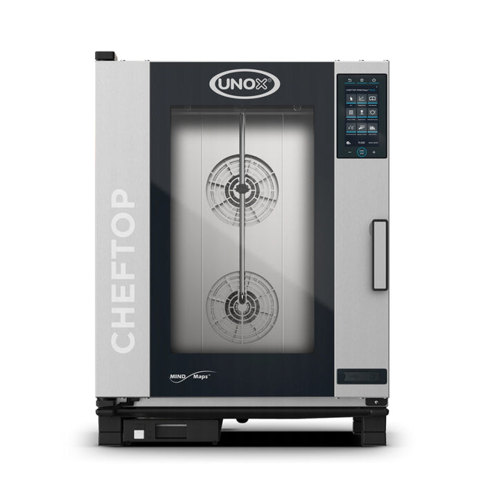 Unox XAVC-1011-GPRM ChefTop MIND.Maps Plus Liquid Propane Countertop Combi Oven with 120V, 1 Ph - 10 Trays/GN 1/1