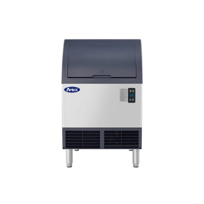 Atosa YRU0140A-161 24.25" Air Cooled Undercounter Half-Diced Cube Ice Machine - 140 Lbs.