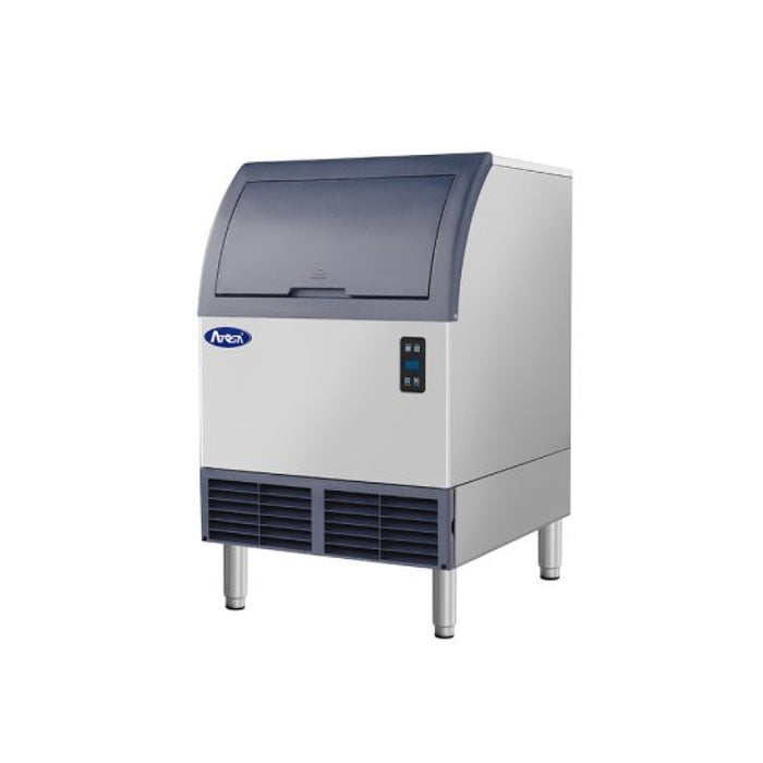 Atosa YRU0140A-161 24.25" Air Cooled Undercounter Half-Diced Cube Ice Machine - 140 Lbs.