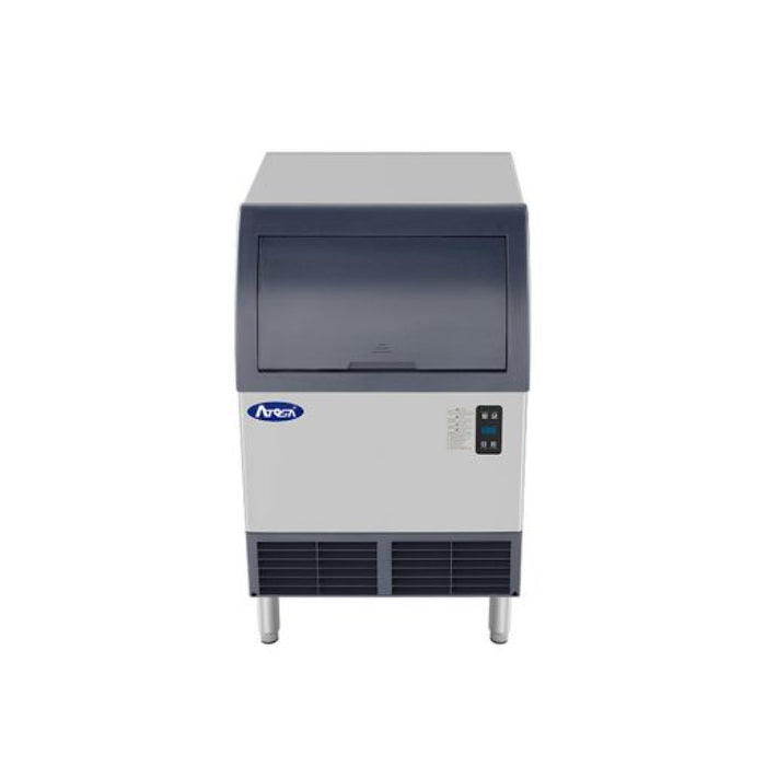 Atosa YRU0140A-161 24.25" Air Cooled Undercounter Half-Diced Cube Ice Machine - 140 Lbs.
