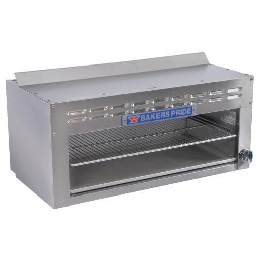 (SCRATCH & DENT) Bakers Pride BPCMi-36N Natural Gas 36" Infrared Cheese Melter -  35,000 BTU