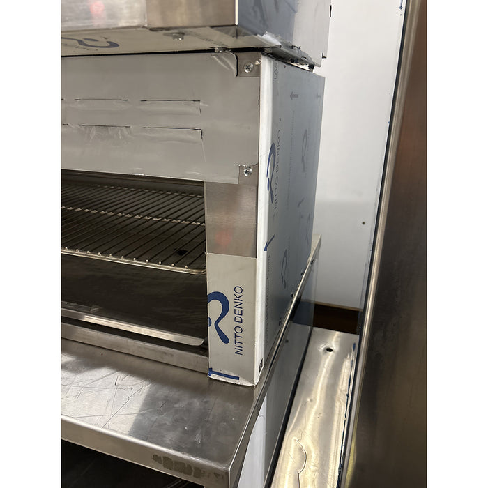 (SCRATCH & DENT) Bakers Pride BPCMi-36N Natural Gas 36" Infrared Cheese Melter -  35,000 BTU