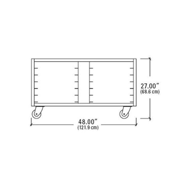 Baxter STAND-12PAN Mini Rack Stand Base for OV300 with 12-Pan Capacity