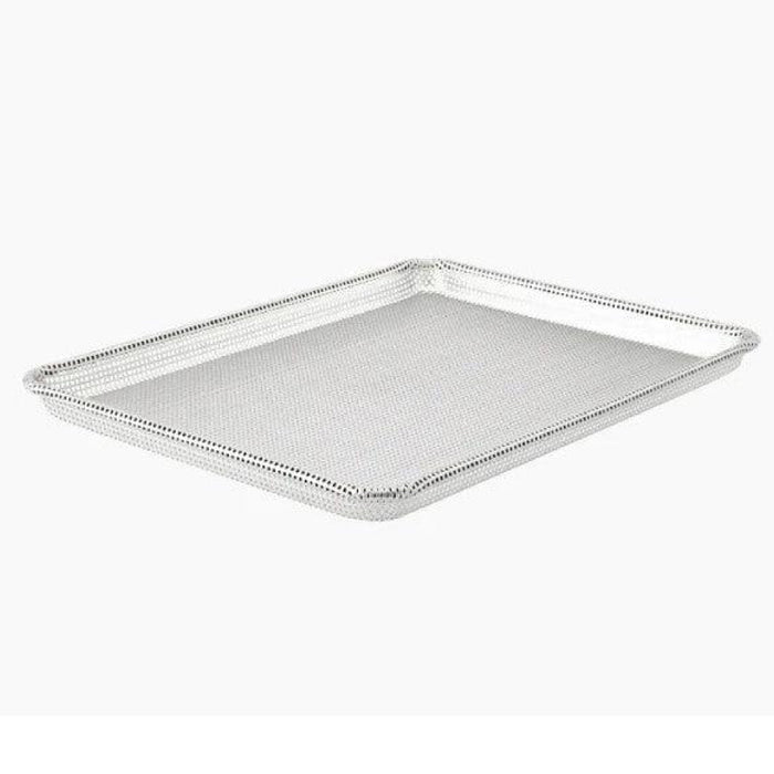 Browne 18" x 26" Aluminum Cannabis Fully Perforated Tray - 58182651