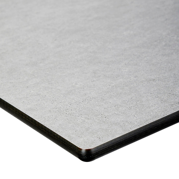 Nella High Pressure Laminate Table Top - Grey Stone / White / Concrete