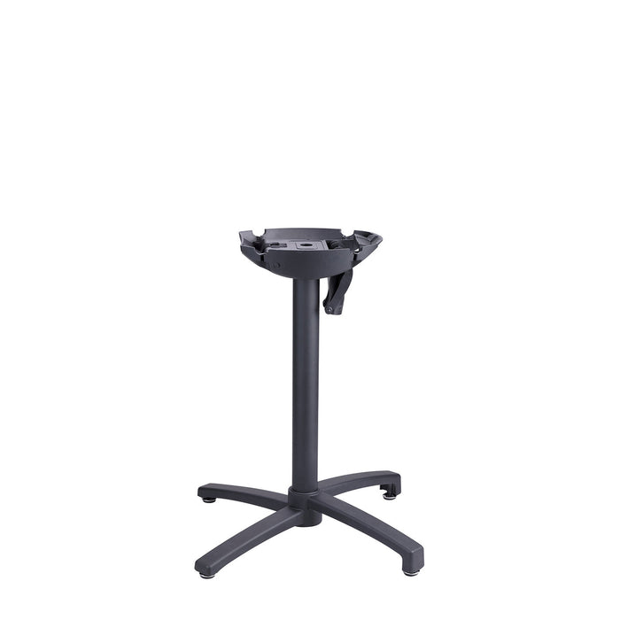 Grosfillex X-One Small Black Tilting Table Base - UTX15017