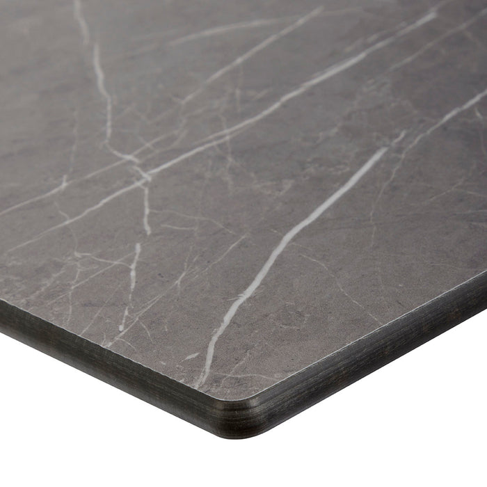 Nella High Pressure Laminate Table Top - Grey Stone / White / Concrete