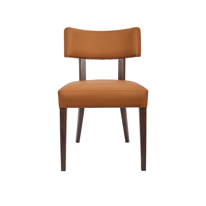 Nella Holly Brown Metal Chair