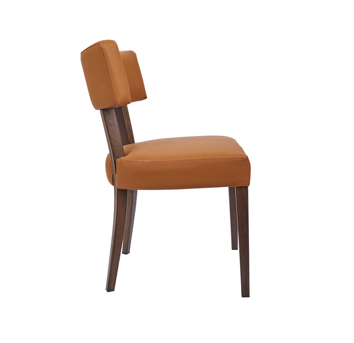 Nella Holly Brown Metal Chair
