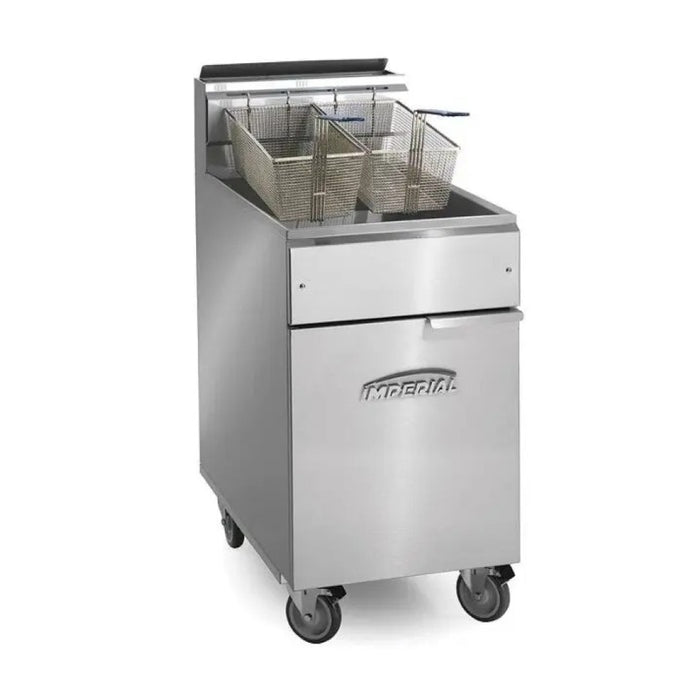 Imperial IFS-75-OP 75 Lb. Open Pot Gas Tube Fired Fryer - 150,000 BTU