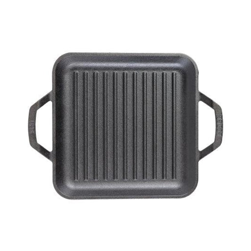 Lodge 10.5 Inch Square Cast Iron Grill Pan 8SGP Made in USA 