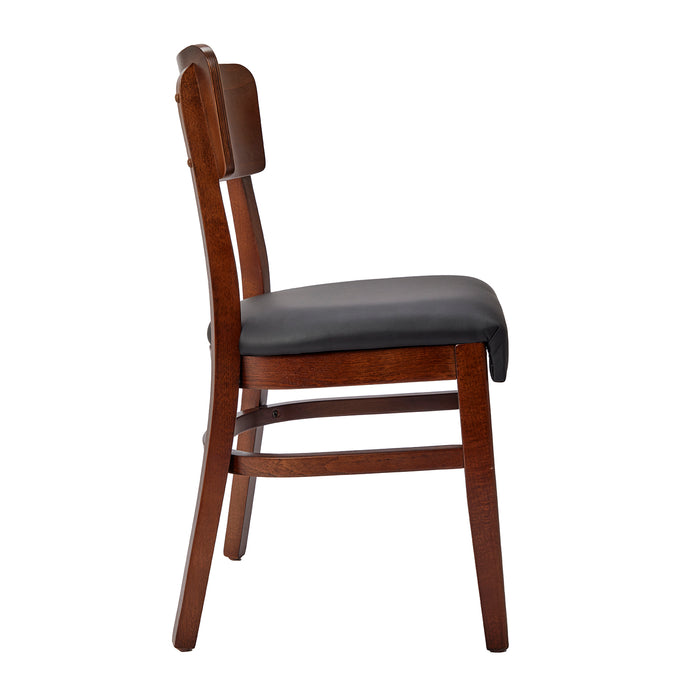 Nella Max Walnut Restaurant Chair