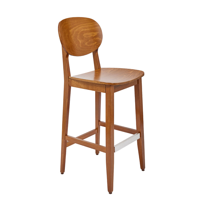 Nella Pure Wood Bar Stool