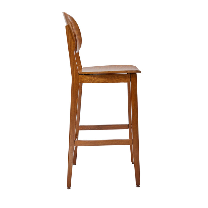 Nella Pure Wood Bar Stool