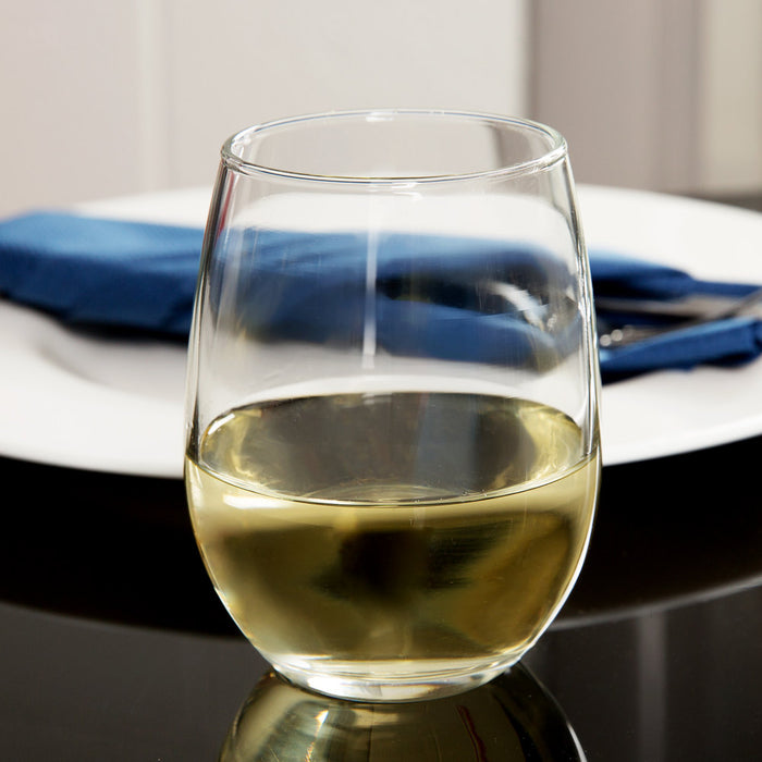 Libbey 221 17 Oz. Stemless White Wine Glass - 12/Case