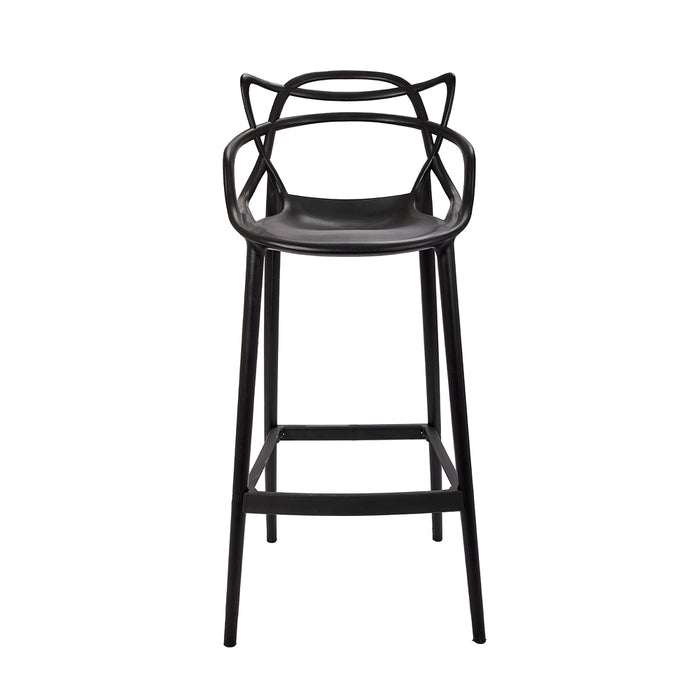 Nella Black Spider Outdoor Bar Stool