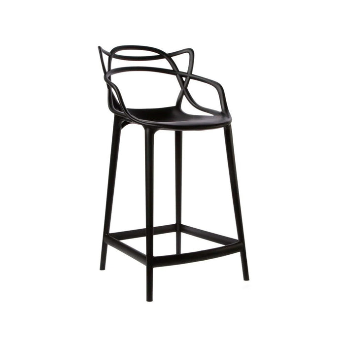 Nella Black Spider Outdoor Bar Stool