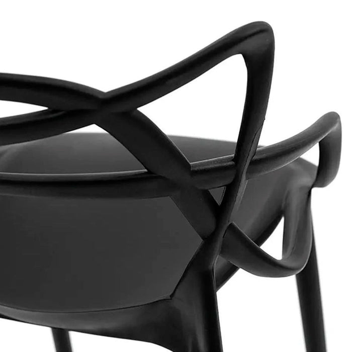 Nella Black Spider Outdoor Bar Stool