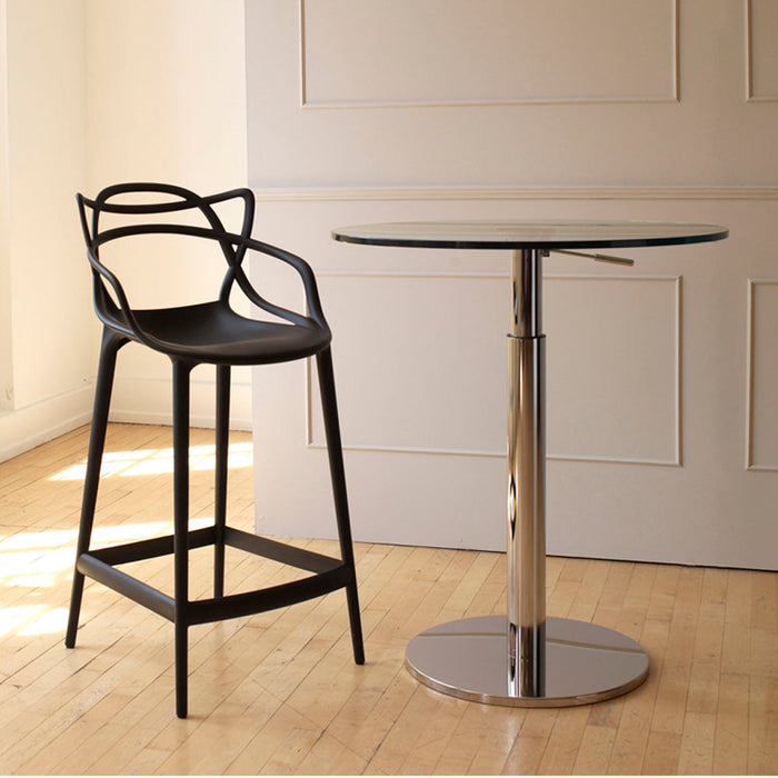 Nella Black Spider Outdoor Bar Stool