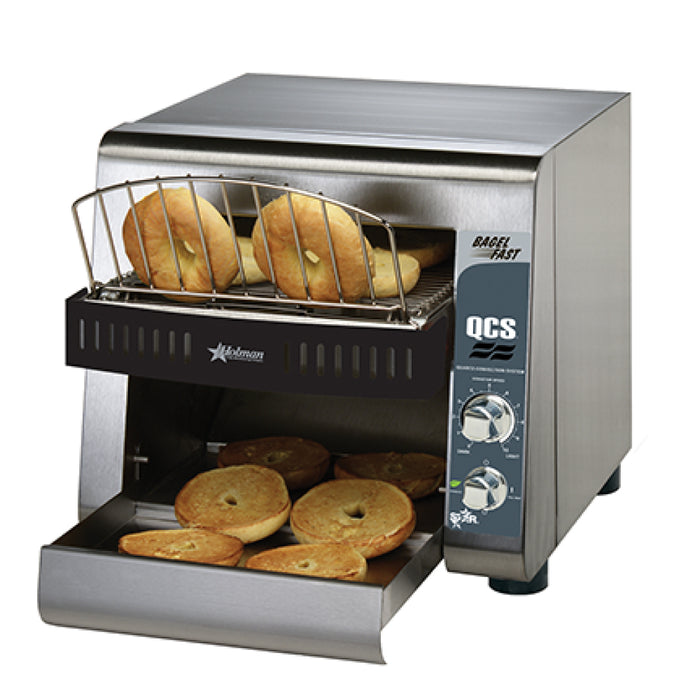 Star QCS1-500 10" Conveyor Toaster with 1.5" Opening - 500 Bagel Slices Per Hour, 120V
