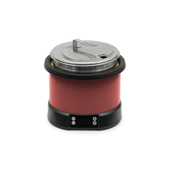 Vollrath 74110140 11 Qt. Red Mirage Countertop Induction Rethermalizer - 120V/800W